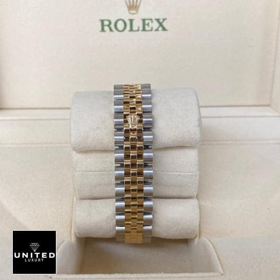Rolex Datejust 16233 Steel & Gold Jubilee Bracelet rolex on the emblem Replica