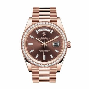 rolex-day-date-chocolate-dial-rose-gold-diamond-replica-watch