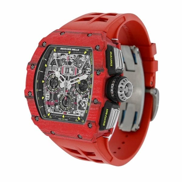 richard-mille-flyback-red-carbon-rubber-replica-watch