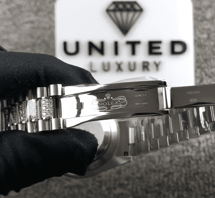 Rolex datejust 41 diamond bracelet stainless steel clasp