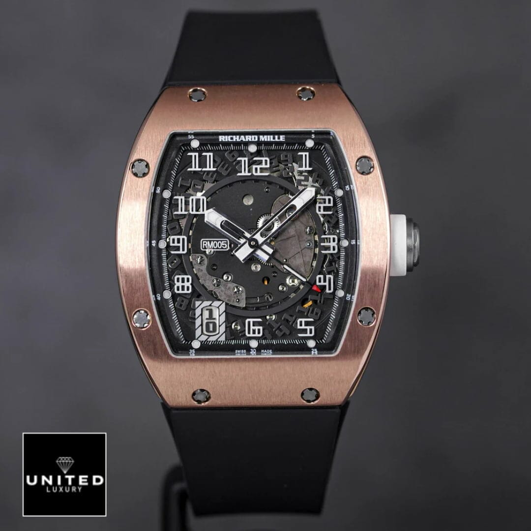 Richard Mille RM055 Bubba Watson Replica front view grey background