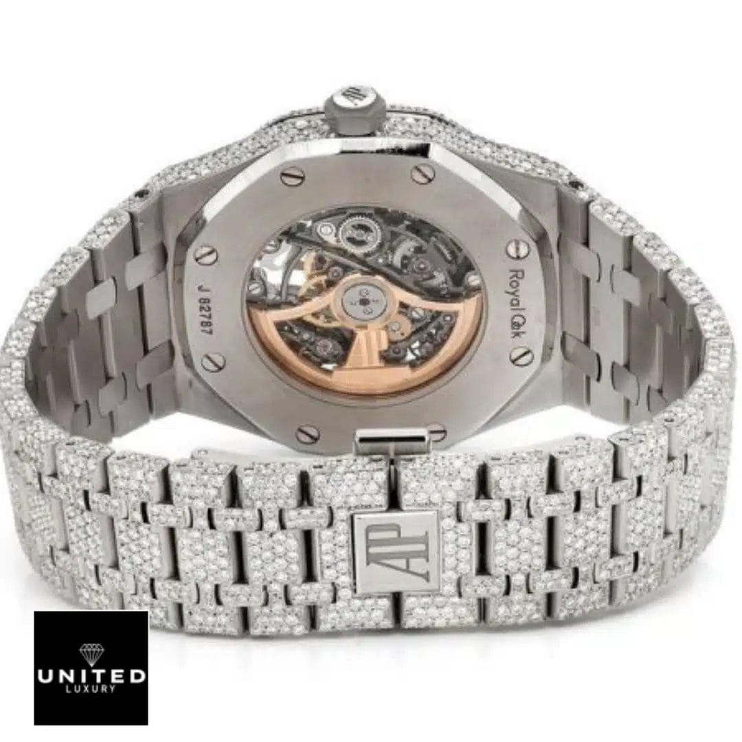 AP Iced Out Watch Replica clasp and stainless steel case