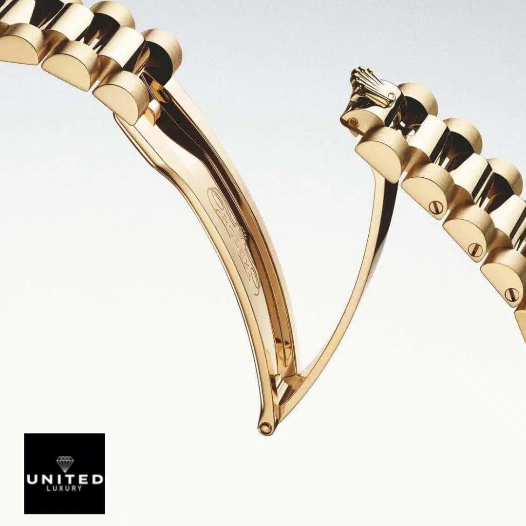Rolex datejust gold replica gold clasp and bracelet
