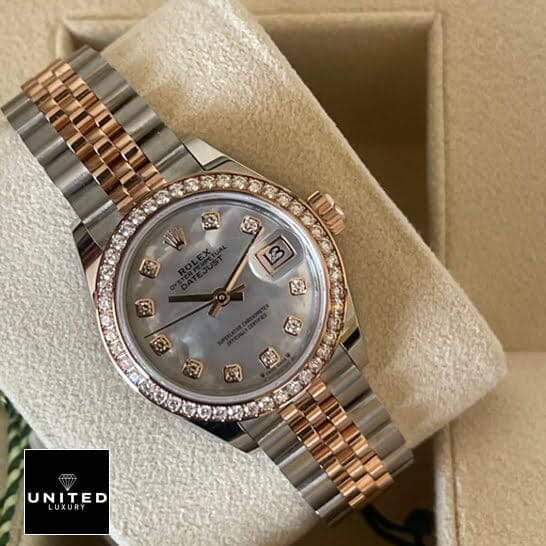 Rolex Datejust 126233 Gem-Set Bezel Replica Watches in the Rolex Box