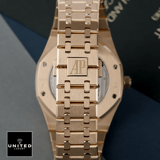 Audemars Piguet 26522OR.OO_.1220OR.01 Gold Stainless Steel Replica upside view