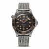 omega-bond-brown-dial-steel-replica-watch