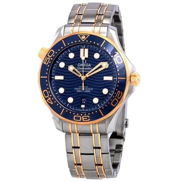 omega-seamaster-blue-steel-and-18k-yellow-gold-210.20.42.20.03.001-left-replica