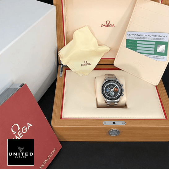 Omega Speedmaster From The Moon Mars Dial Replica in the box