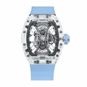richard-mille-tourbillon-skeleton-blue-rubber-replica-watch