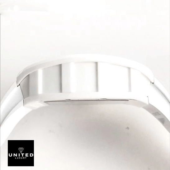 Richard Mille RM55 White Ceramic Bubba Replica side view white background