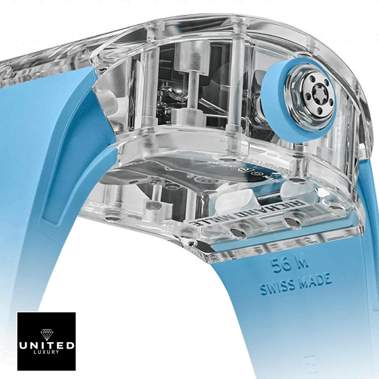 Richard Mille Tourbillion RM53-02 Sapphire Left Replica side view