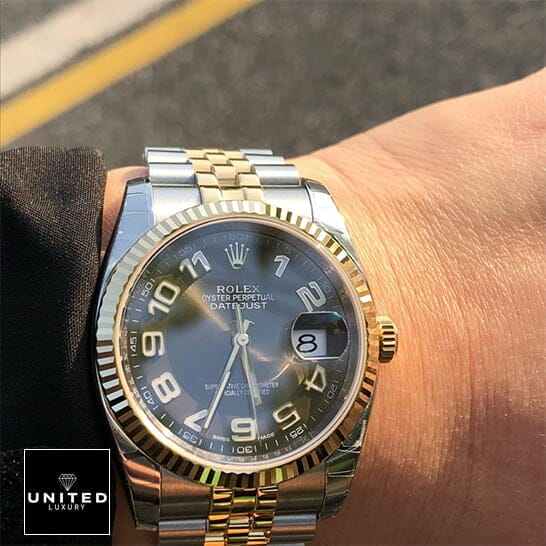 Rolex Datejust Jubilee Bracelet on the wrist