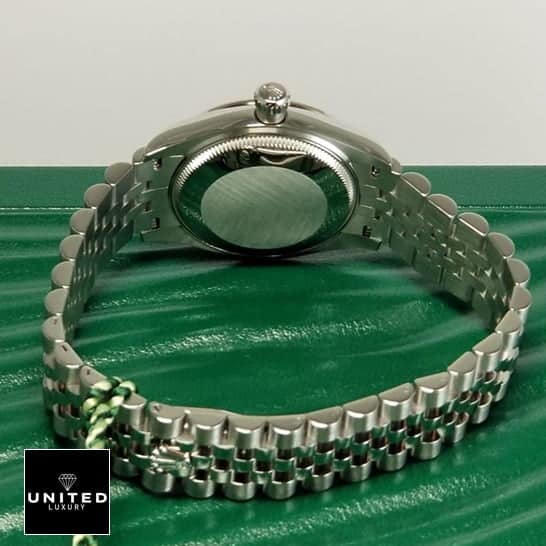 Rolex Datejust 220239 Jubilee Bracelet on Green Table top