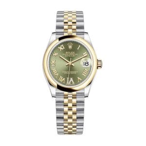 rolex-datejust-278243-31mm-gold-steel-green-dial-replica