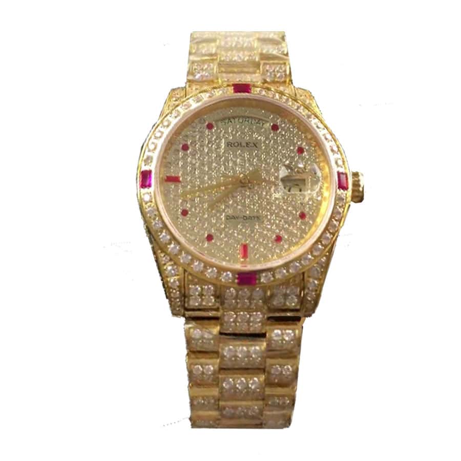rolex-datejust-yellow-gold-diamond-dial-iced-out-116625-replica