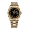 rolex-day-date-ii-collection-gold-silver-black-dial-218238-replica