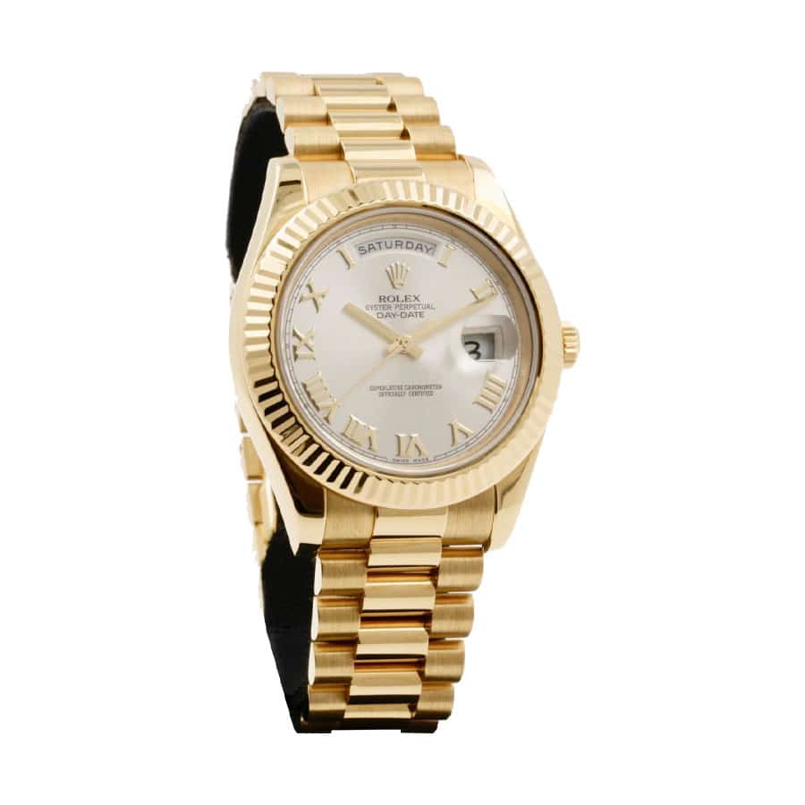 rolex-day-date-ii-collection-gold-silver-white-dial-218238333-replica