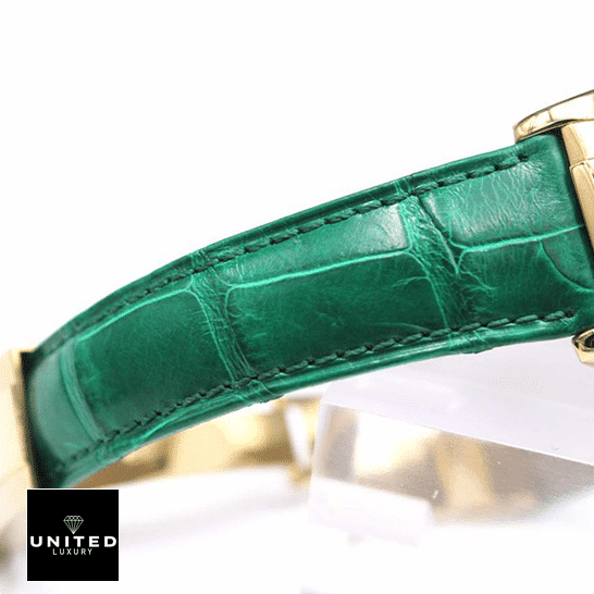 Rolex Day-Date 118138-0003 Replica Green Leather Bracelet