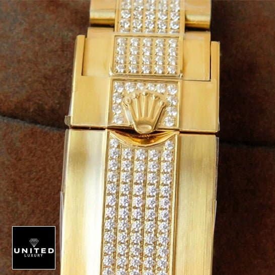 Rolex GMT-Master II 116748SANR Yellow Gold with Gem-Set Oyster Bracelet