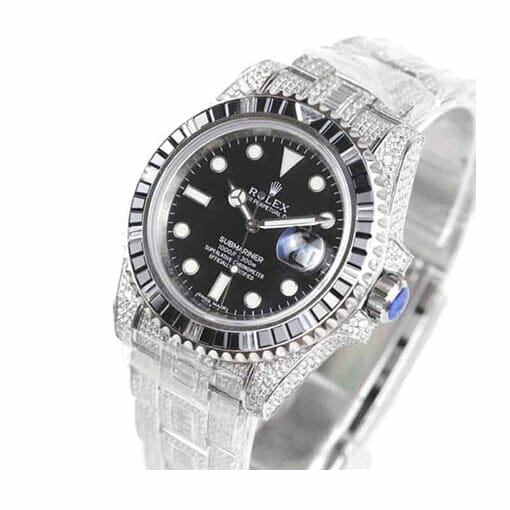 rolex-submariner-date-diamond-black-bezel-replica-watch