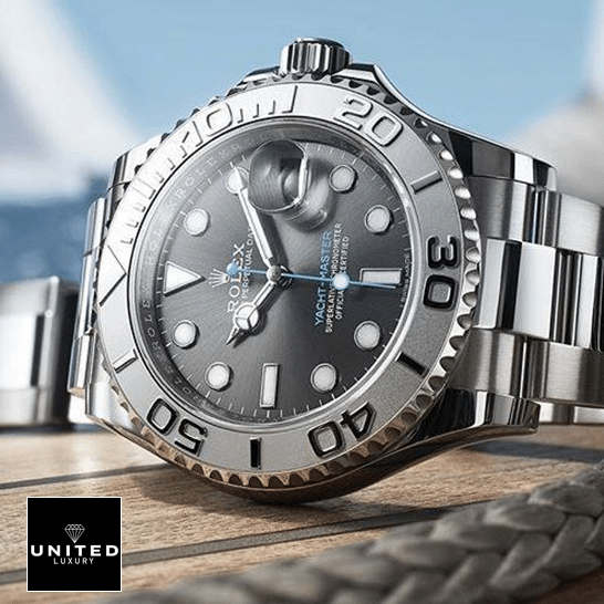 Rolex Yacht Master 116622-0003 Replica on the wood