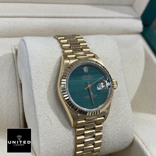 Rolex Datejust 69178 Yellow Gold Case & Fluted Bezel Replica in box