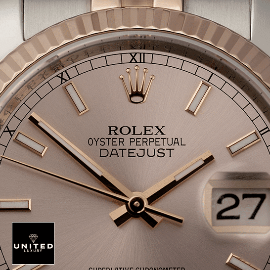 Rolex Datejust Sundust 126331-0010 Pink Dial Stick indices & Stick Dot Replica