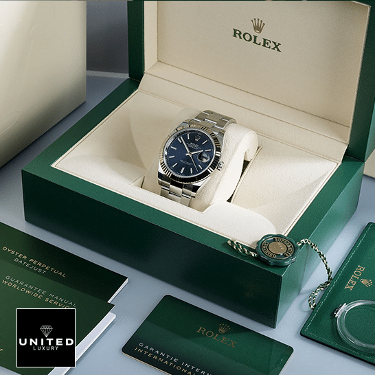 Rolex Datejust 126334 Steel Automatic Blue Dial Oyster Replica in the Rolex Box