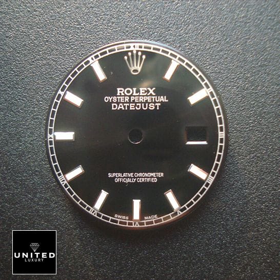 Rolex Datejust 279160 Dark Grey Dial Replica on the black stand