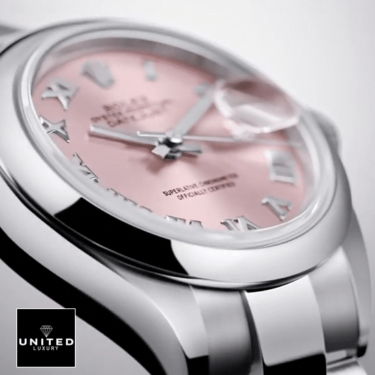 Rolex Lady-Datejust 279160-0013 S.Steel Case Pink Romen Numerial Replica