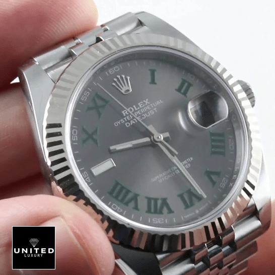 Rolex Datejust II Perpetual Grey Roman Dial 126300-0014 Jubilee Replica