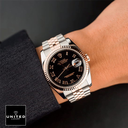 Rolex Datejust 116231 Replica watch on the wrist