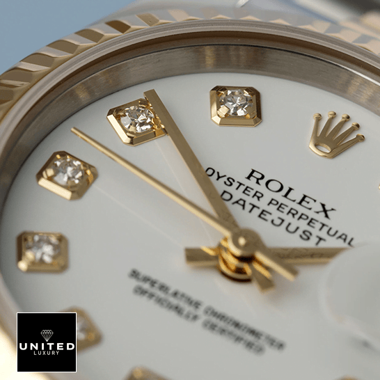 Rolex Datejust 179173 White Dial Diamond Replica