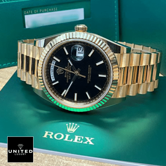 Rolex Day-Date 228235 Black Dial Replica