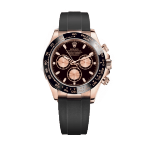 rolex-daytona-cosmograph-rose-gold-black-dial-rubber-replica-watch
