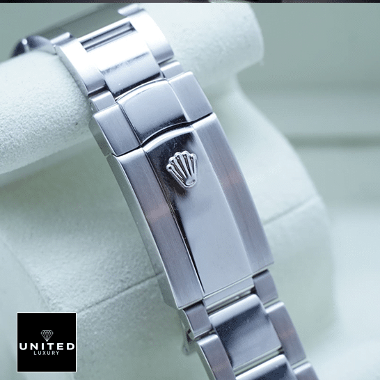 Rolex Milgauss 116400 Stainless Steel Oyster Bracelet Fold Clasp on the Rolex Logo Replica