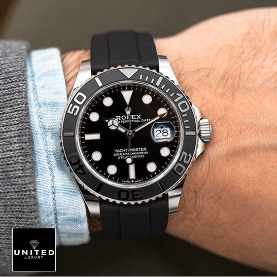 Rolex Yacht-Master 226659 on his arm