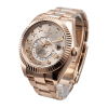 rolex-sky-dweller-rose-gold-steel-replica-watch